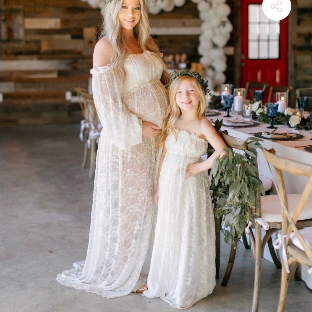 Sew Trendy Accessories Valerie Gown Ivory xxs/xs